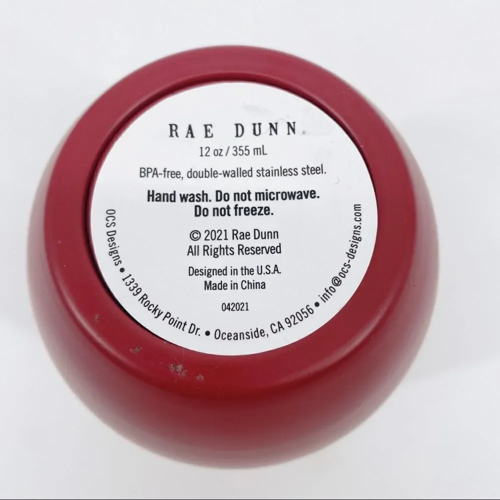 Rae Dunn Sweater Weather Insulated Tumbler‎